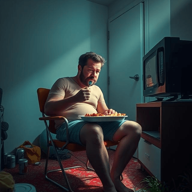 A sad divorced dad looking for rescue